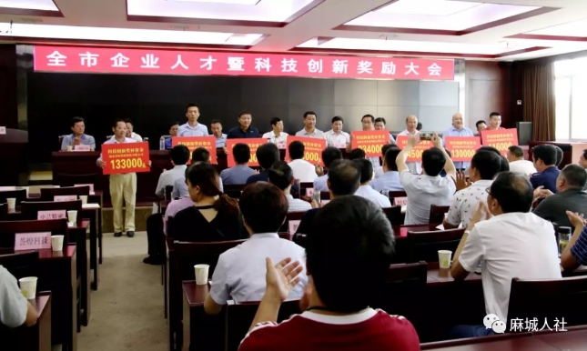 薈煌科技喜獲麻城市企業(yè)科技創(chuàng  )新獎