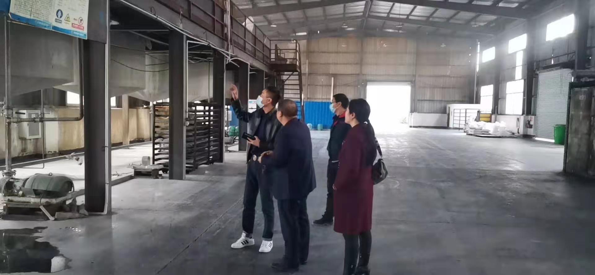 兩地客戶(hù)到公司參觀(guān)考察